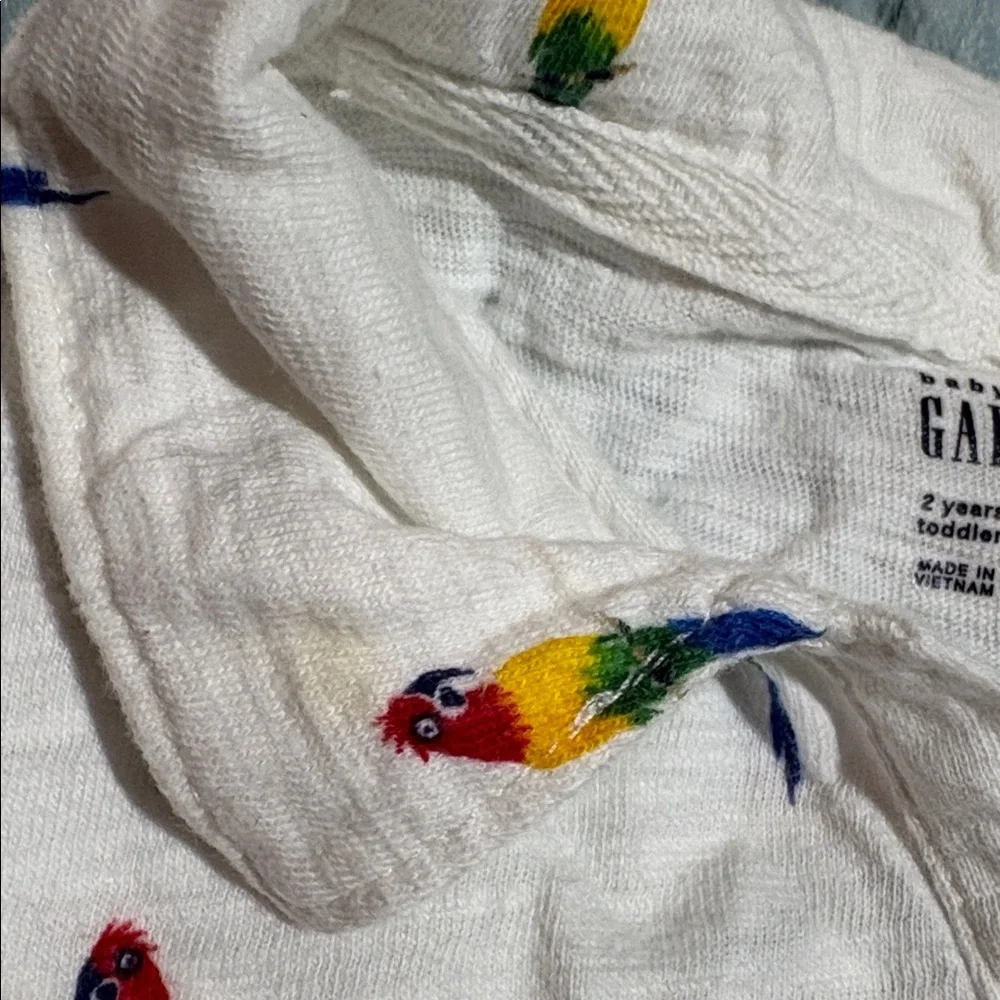Baby GAP Parrot Short Sleeve Polo sz 2T
